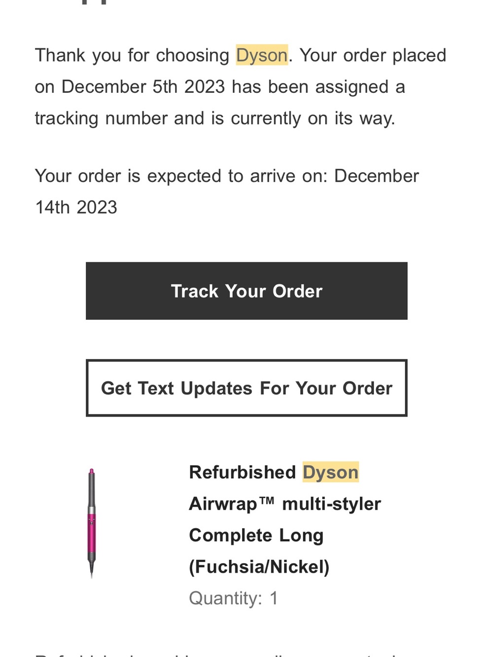 Auth. Refurbished Dyson Airwrap Long Styler (Good Condition) - Picture 9 of 14